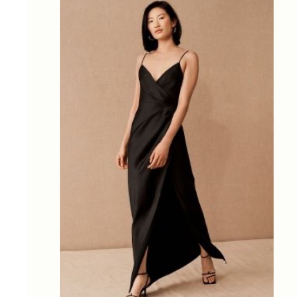 BHLDN Dresses & Skirts - BHLDN Freya Satin Charmeuse Dress